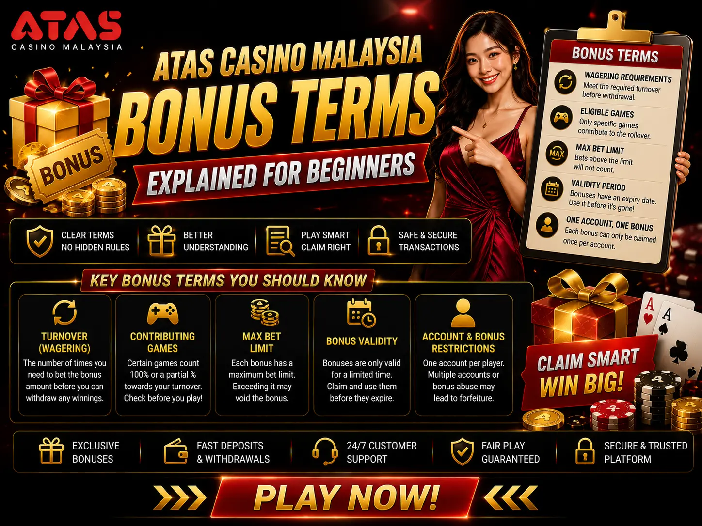 ATAS Casino Bonus Terms Explained