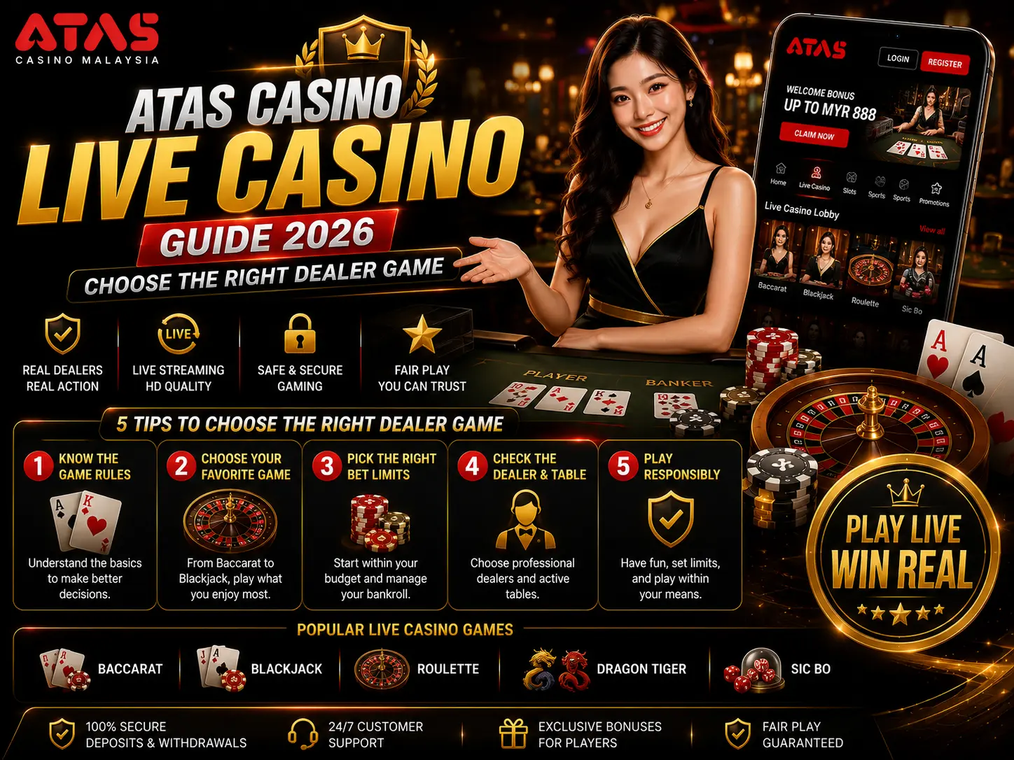 ATAS Casino Live Casino Guide 2026