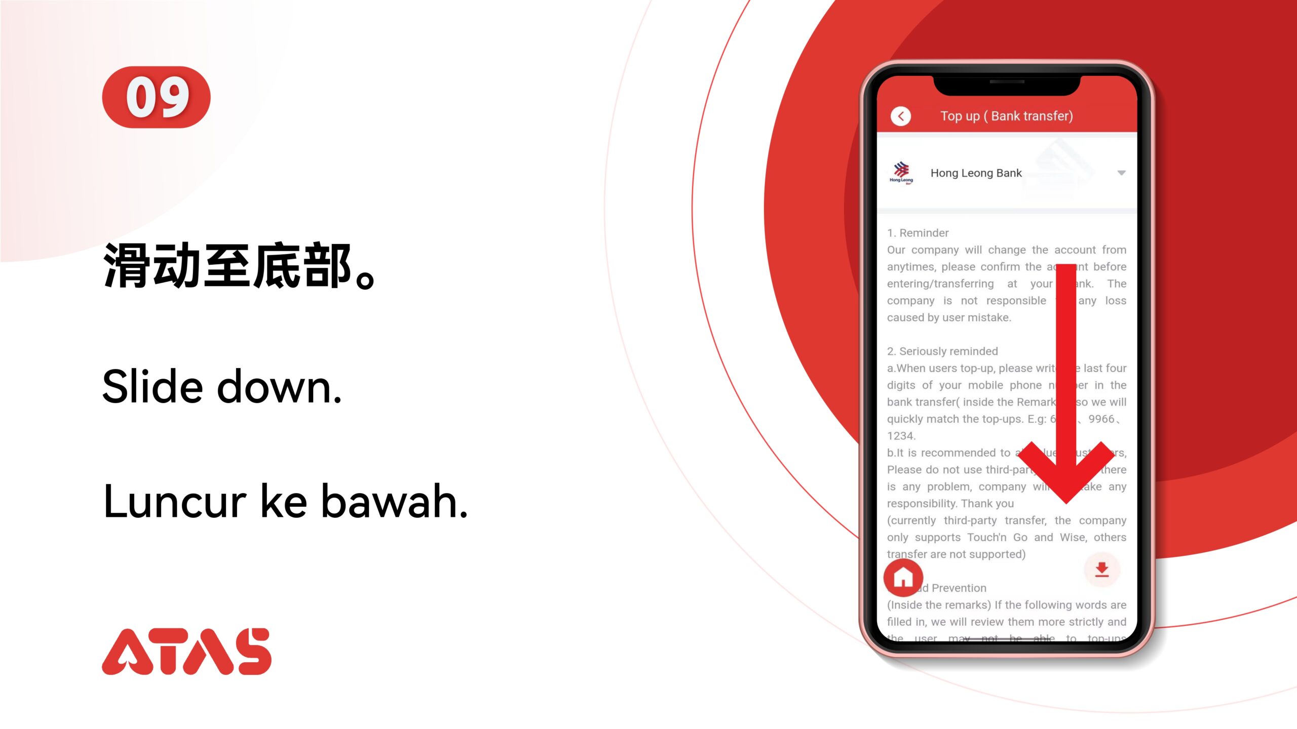 ATAS Top Up Step 10