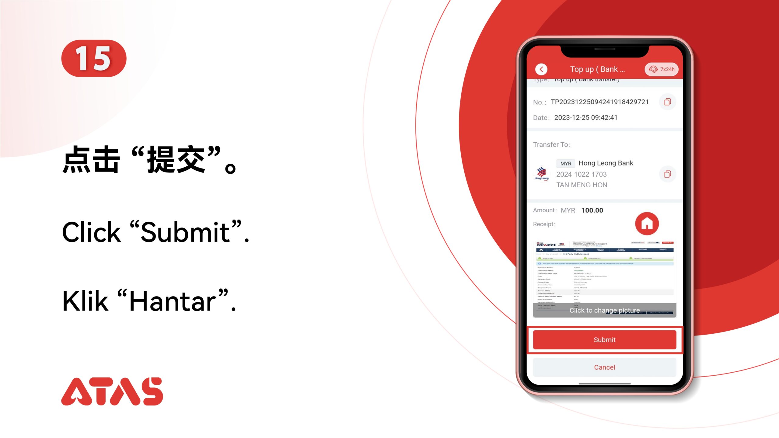 ATAS Top Up Step 16