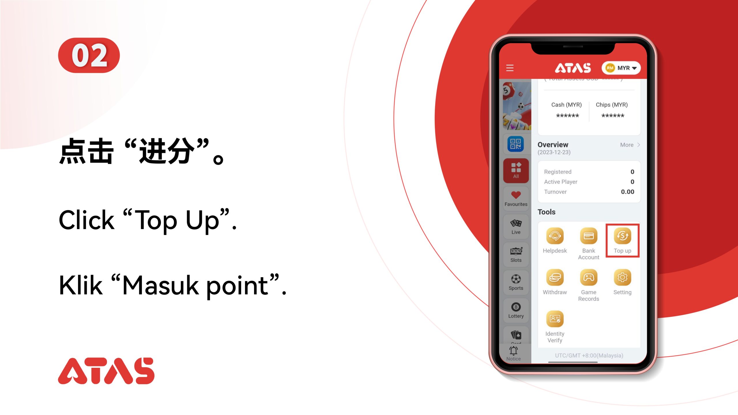 ATAS Top Up Step 3