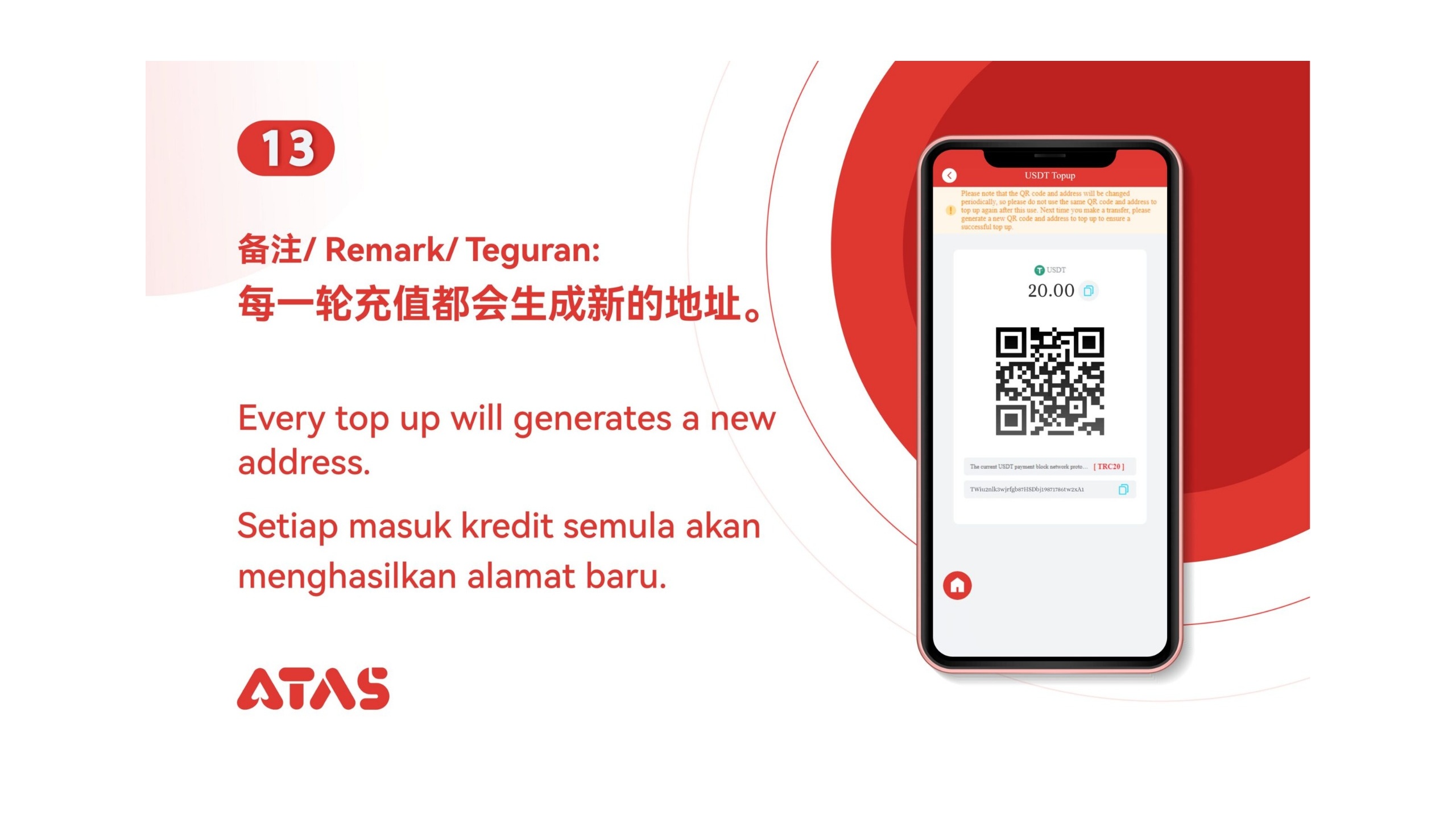 ATAS USDT Deposit Step 14